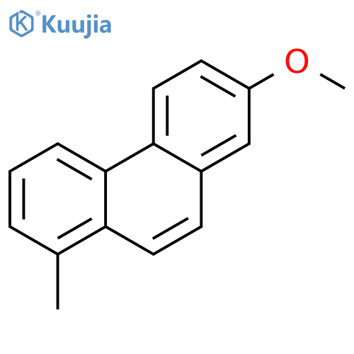 Phenanthrene, 7-methoxy-1-methyl- structure