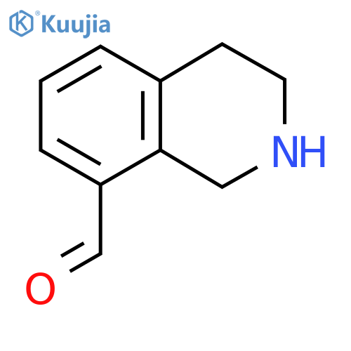 1,2,3,4-tetrahydroisoquinoline-8-carbaldehyde structure