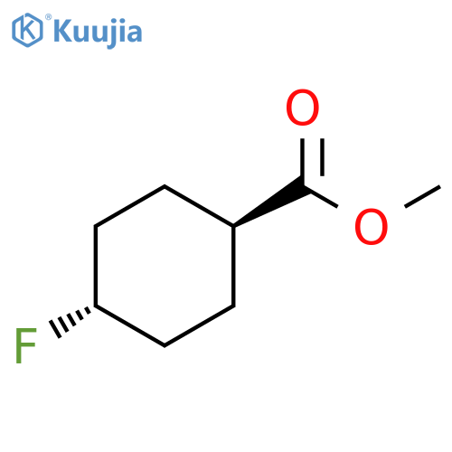 trans-4-fluorocyclohexanecarboxylate methyl structure
