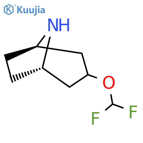 (1R,3S,5S)-3-(difluoromethoxy)-8-azabicyclo3.2.1octane structure