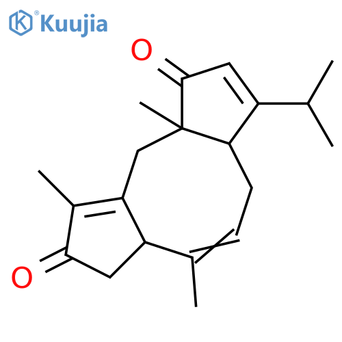 2,7,13-Fusicoccatriene-4,12-dione structure
