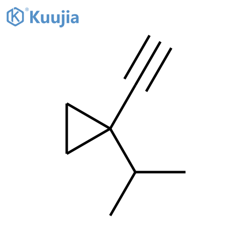 1-ethynyl-1-isopropyl-cyclopropane structure