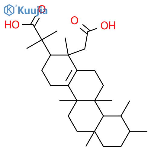 2,3-Seco-8-bauerene-2,3-dioic acid structure