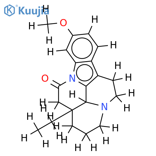 1-Desoxy-1-desmethoxy-carbonyl-1-oxo-vincin (11-Methoxy-eburnamonin) structure