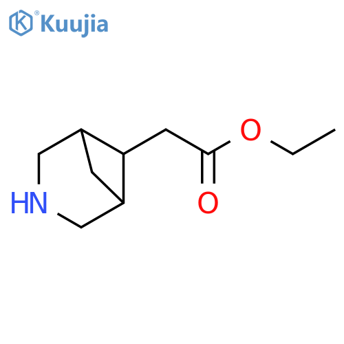 3-Azabicyclo[3.1.1]heptane-6-acetic acid, ethyl ester structure