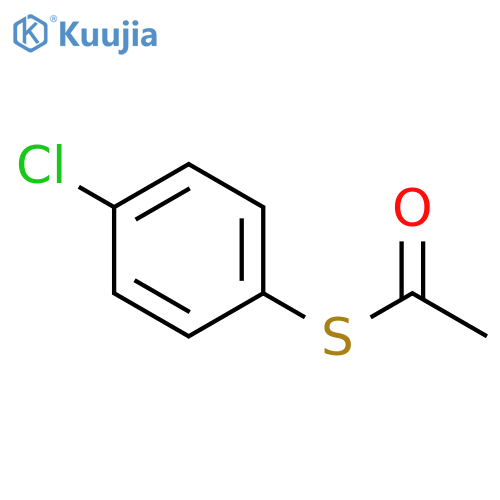 Ethanethioic acid, S-(4-chlorophenyl) ester structure