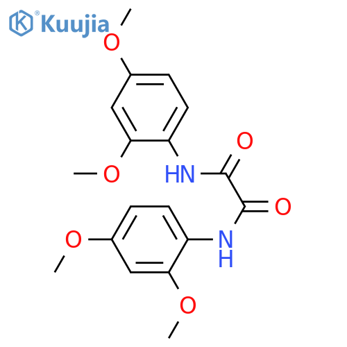 N,N'-bis(2,4-dimethoxyphenyl)oxamide structure