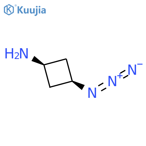 (1s,3s)-3-azidocyclobutan-1-amine structure