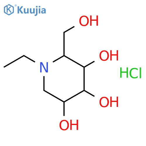 N-Ethyldeoxynojirimycin Hydrochloride structure