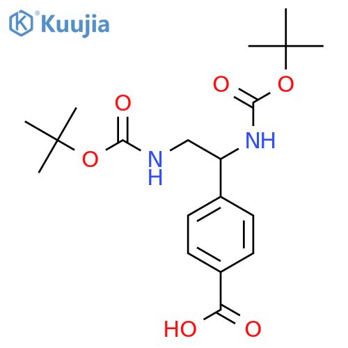 4-(2,2,11,11-TETRAMETHYL-4,9-DIOXO-3,10-DIOXA-5,8-DIAZADODECAN-6-YL)BENZOIC ACID structure