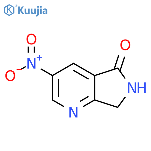 3-Nitro-6,7-dihydro-5H-pyrrolo[3,4-B]pyridin-5-one structure