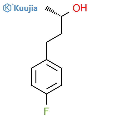 (2S)-4-(4-fluorophenyl)butan-2-ol structure