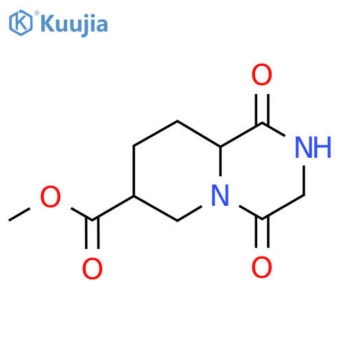 methyl 1,4-dioxo-octahydro-1H-pyrido1,2-apiperazine-7-carboxylate structure
