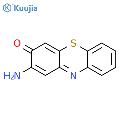 2-amino-3H-phenothiazin-3-one structure