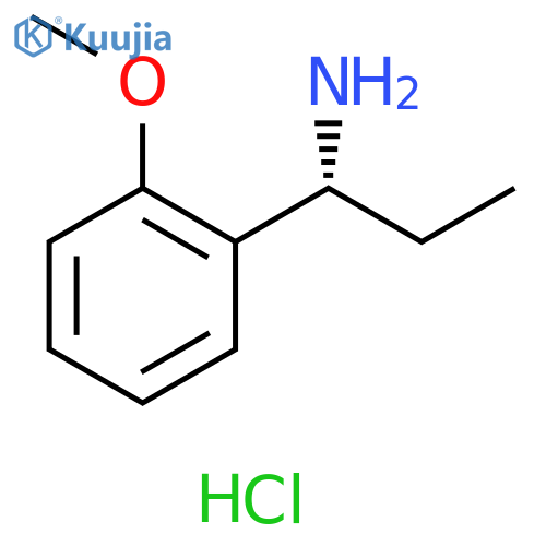 Benzenemethanamine, α-ethyl-2-methoxy-, hydrochloride (1:1), (αR)- structure