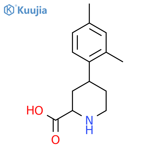 4-(2,4-Dimethylphenyl)piperidine-2-carboxylic acid structure