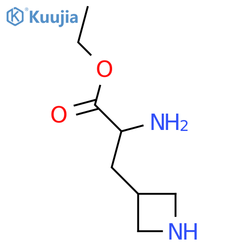 Ethyl 2-amino-3-(azetidin-3-yl)propanoate structure