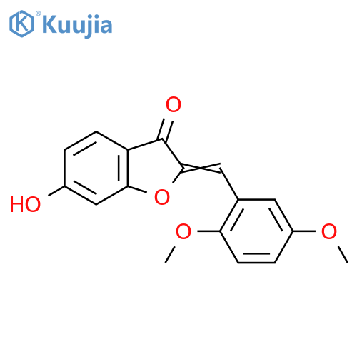 2-[(2,5-Dimethoxyphenyl)methylene]-6-hydroxy-3(2H)-benzofuranone structure