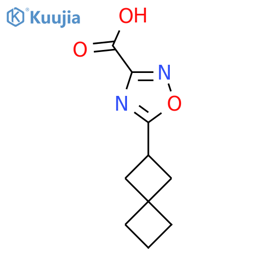 5-{spiro3.3heptan-2-yl}-1,2,4-oxadiazole-3-carboxylic acid structure