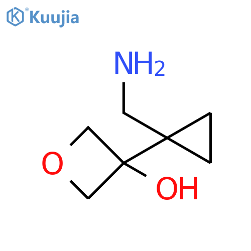 3-Oxetanol, 3-[1-(aminomethyl)cyclopropyl]- structure