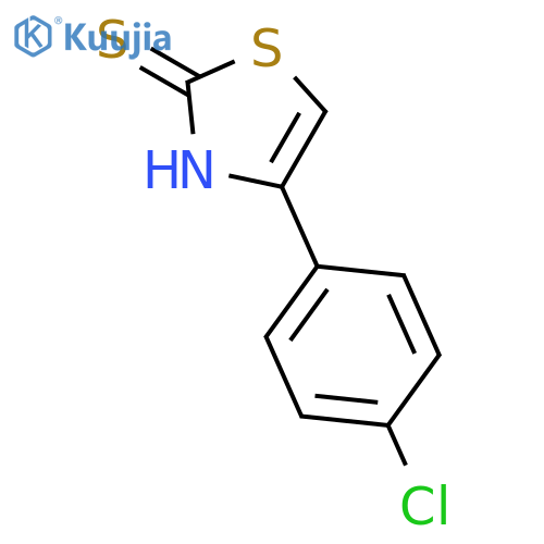 4-(4-Chlorophenyl)-1,3-thiazole-2-thiol structure