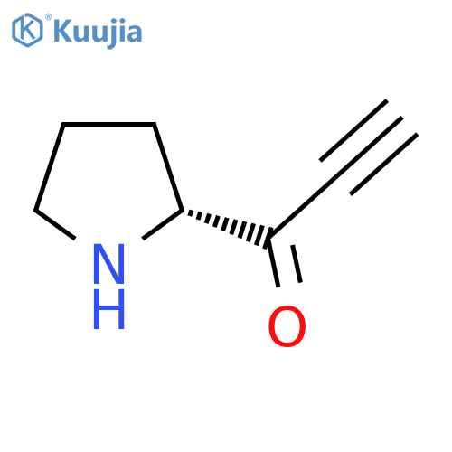 1-[(2R)-pyrrolidin-2-yl]prop-2-yn-1-one structure