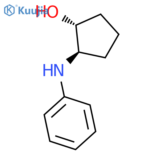 (1R,2R)-2-(phenylamino)cyclopentan-1-ol structure