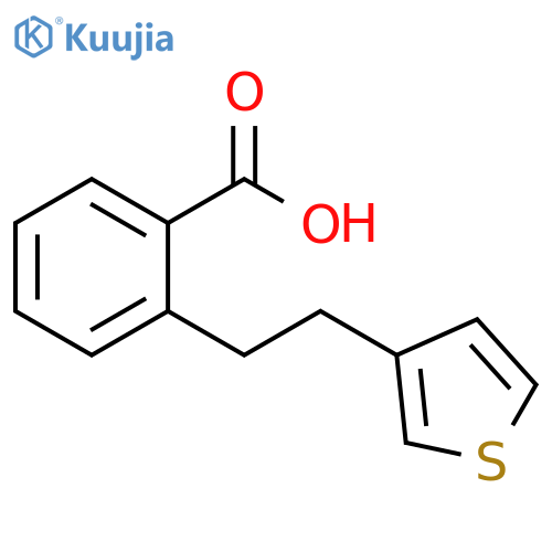 Benzoic acid, 2-[2-(3-thienyl)ethyl]- structure