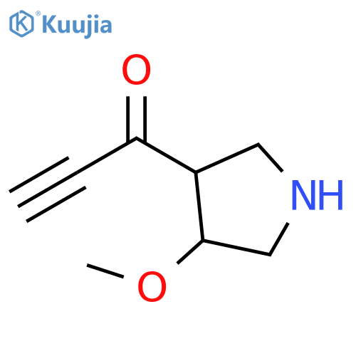 2-Propyn-1-one, 1-(4-methoxy-3-pyrrolidinyl)- structure