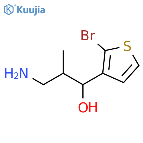3-Thiophenemethanol, α-(2-amino-1-methylethyl)-2-bromo- structure