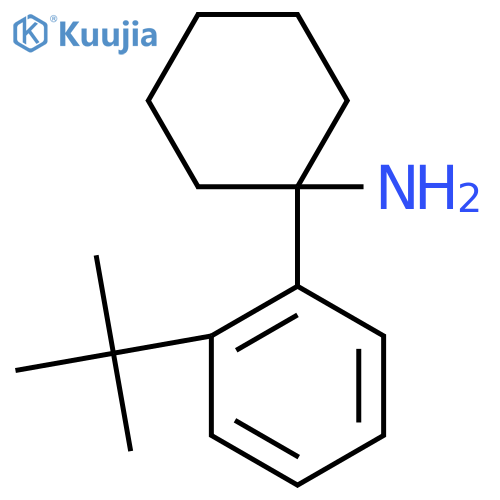 1-(2-tert-butylphenyl)cyclohexan-1-amine structure