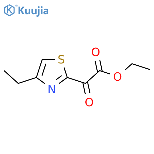 Ethyl 2-(4-ethyl-1,3-thiazol-2-yl)-2-oxoacetate structure