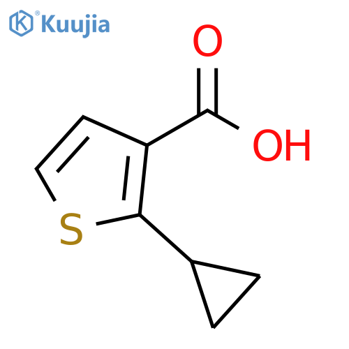2-(Cyclopropyl)thiophene-3-
carboxylic acid structure