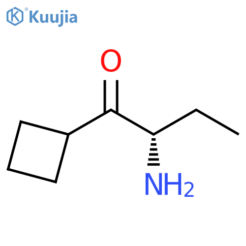 1-Butanone, 2-amino-1-cyclobutyl-, (2S)- structure