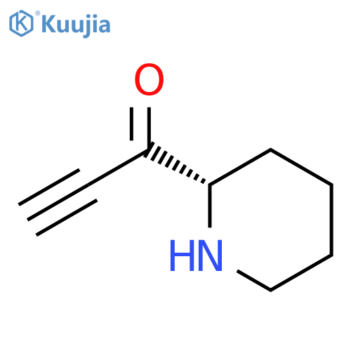 2-Propyn-1-one, 1-(2S)-2-piperidinyl- structure