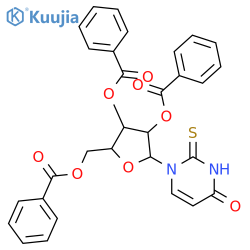 2’,3’,5’-Tri-O-benzoyl-2-thiouridine structure