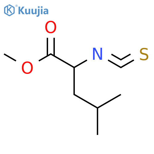 Pentanoic acid,2-isothiocyanato-4-methyl-, methyl ester structure