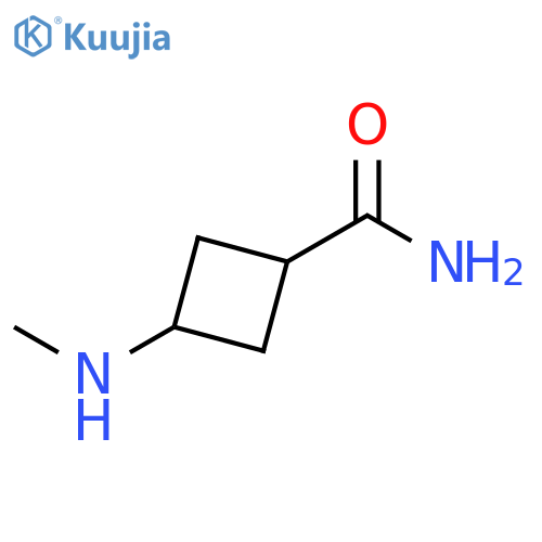 3-(methylamino)cyclobutane-1-carboxamide structure