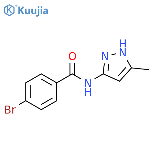 Benzamide, 4-bromo-N-(5-methyl-1H-pyrazol-3-yl)- structure