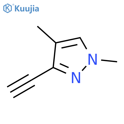 3-ethynyl-1,4-dimethyl-1H-pyrazole structure