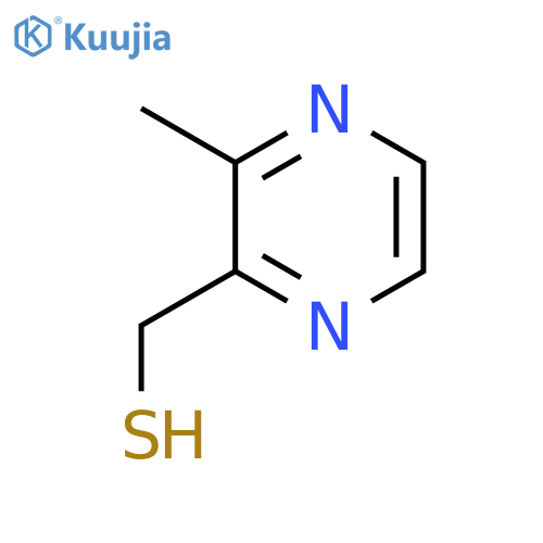 (3-methylpyrazin-2-yl)methanethiol structure