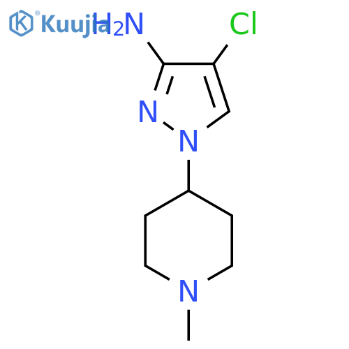 4-chloro-1-(1-methylpiperidin-4-yl)-1H-pyrazol-3-amine structure