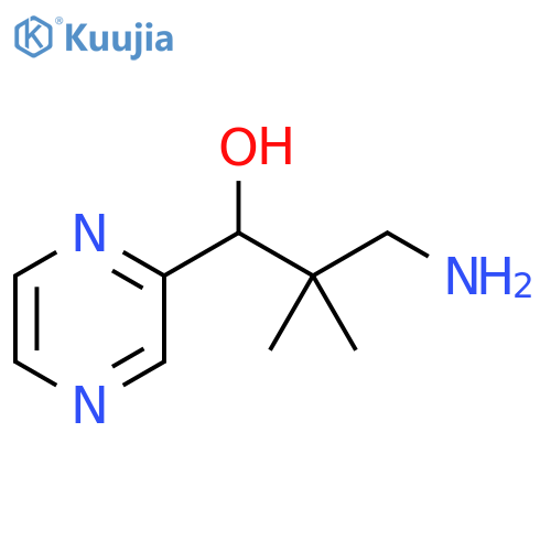 2-Pyrazinemethanol, α-(2-amino-1,1-dimethylethyl)- structure