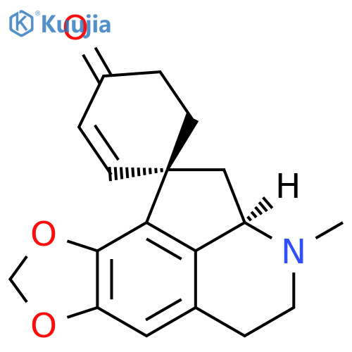 Spiro[2-cyclohexene-1,1'(2'H)-cyclopenta[ij][1,3]dioxolo[4,5-g]isoquinolin]-4-one,2'a,3',4',5'-tetrahydro-3'-methyl-, (1S,2'aR)- (9CI) structure