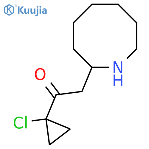 2-(azocan-2-yl)-1-(1-chlorocyclopropyl)ethan-1-one structure