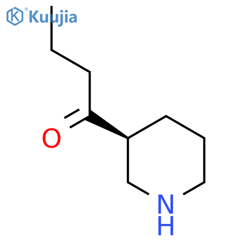 1-[(3S)-piperidin-3-yl]butan-1-one structure