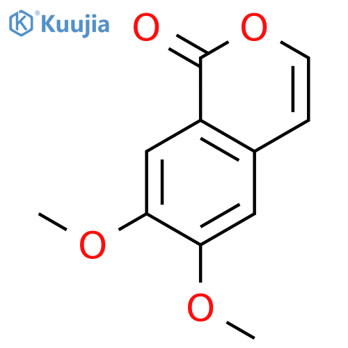 1H-2-BENZOPYRAN-1-ONE, 6,7-DIMETHOXY- structure