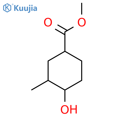 Methyl 4-hydroxy-3-methylcyclohexane-1-carboxylate structure