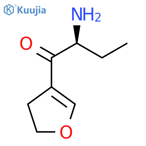 (2S)-2-amino-1-(4,5-dihydrofuran-3-yl)butan-1-one structure