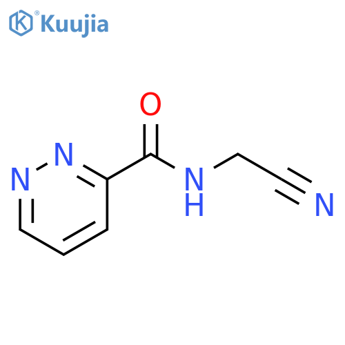 N-(cyanomethyl)pyridazine-3-carboxamide structure
